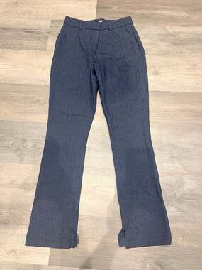 Express Editor Skyscraper Mid-Rise Flare Trousers